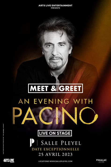 pacino pleyel|An Evening with Al Pacino